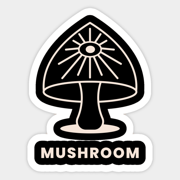 Mushroom Sticker by Yeroma